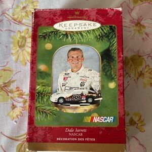 Hallmark Keepsake NASCAR Ornament with Red and Gold Accents
